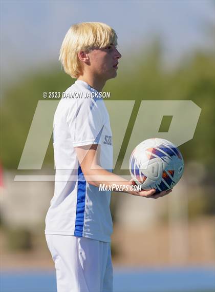 Thumbnail 2 in Sports Leadership & Management vs South Tahoe (NIAA 3A State Championship) photogallery.