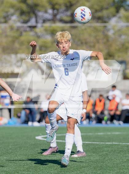 Thumbnail 3 in Sports Leadership & Management vs South Tahoe (NIAA 3A State Championship) photogallery.