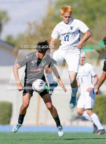 Thumbnail 1 in Sports Leadership & Management vs South Tahoe (NIAA 3A State Championship) photogallery.