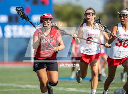 Thumbnail 2 in Glendale vs. Redondo Union (LA Lax Foundation Semi Final) photogallery.