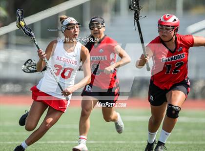 Thumbnail 2 in Glendale vs. Redondo Union (LA Lax Foundation Semi Final) photogallery.