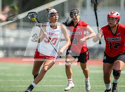 Thumbnail 1 in Glendale vs. Redondo Union (LA Lax Foundation Semi Final) photogallery.