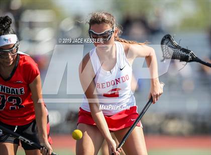 Thumbnail 1 in Glendale vs. Redondo Union (LA Lax Foundation Semi Final) photogallery.