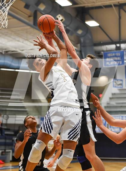 Thumbnail 2 in O'Connor vs Bishop Lynch (South San Boys Basketball Tournament) photogallery.