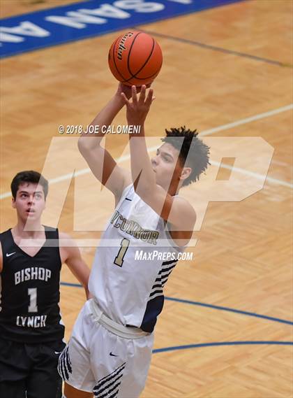 Thumbnail 2 in O'Connor vs Bishop Lynch (South San Boys Basketball Tournament) photogallery.
