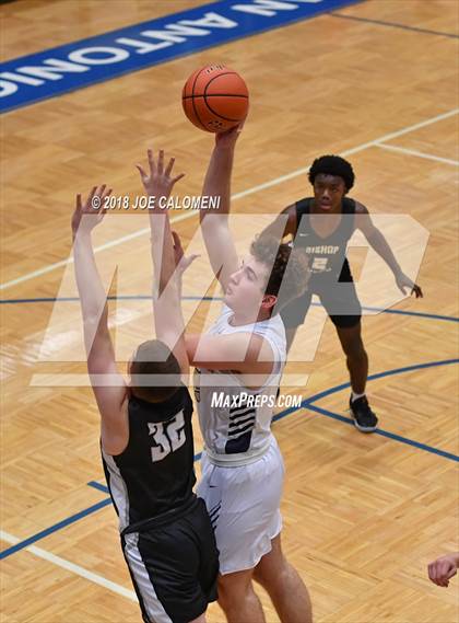Thumbnail 1 in O'Connor vs Bishop Lynch (South San Boys Basketball Tournament) photogallery.