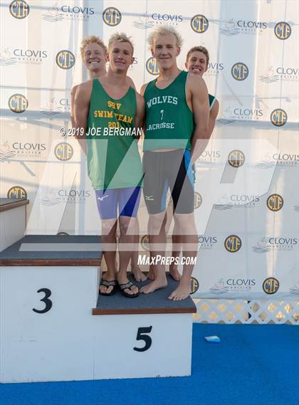 Thumbnail 1 in CIF State Swimming Championship (Awards) photogallery.