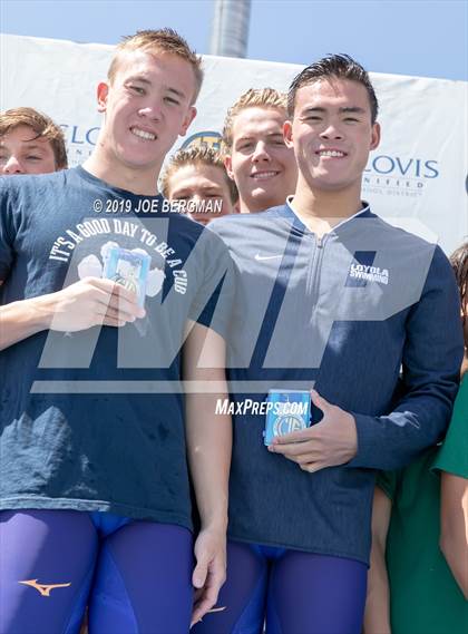 Thumbnail 1 in CIF State Swimming Championship (Awards) photogallery.