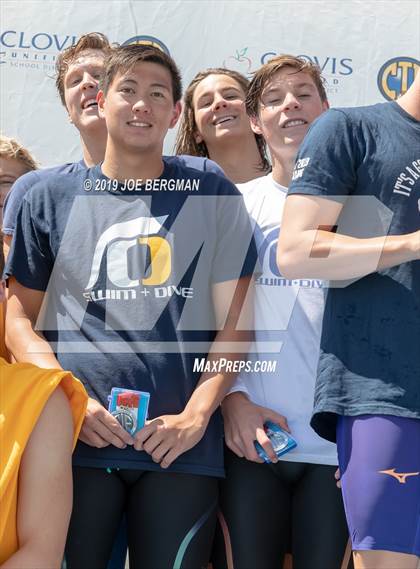 Thumbnail 1 in CIF State Swimming Championship (Awards) photogallery.