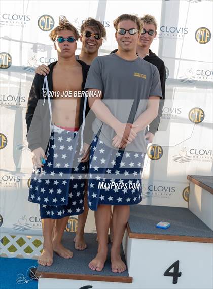 Thumbnail 2 in CIF State Swimming Championship (Awards) photogallery.