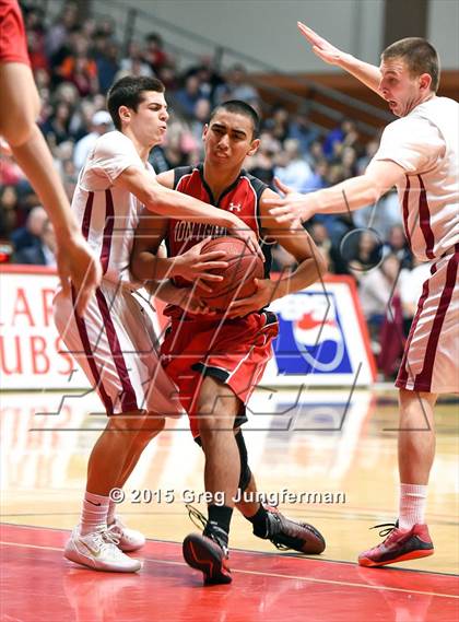 Thumbnail 1 in Cardinal Newman vs. Montgomery (NBL Championship) photogallery.