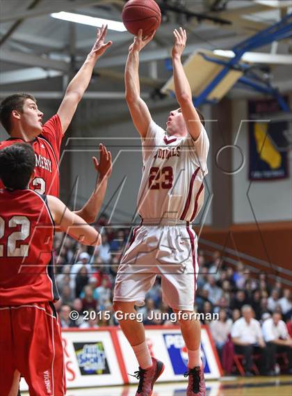 Thumbnail 2 in Cardinal Newman vs. Montgomery (NBL Championship) photogallery.
