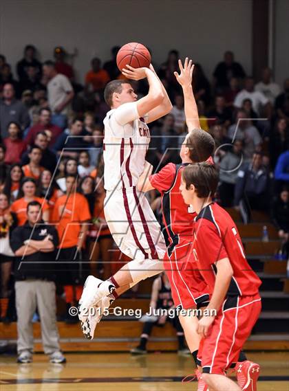 Thumbnail 1 in Cardinal Newman vs. Montgomery (NBL Championship) photogallery.