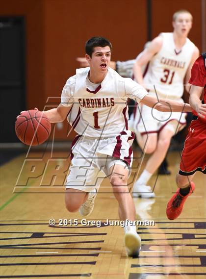 Thumbnail 3 in Cardinal Newman vs. Montgomery (NBL Championship) photogallery.