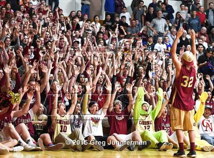Thumbnail 1 in Cardinal Newman vs. Montgomery (NBL Championship) photogallery.
