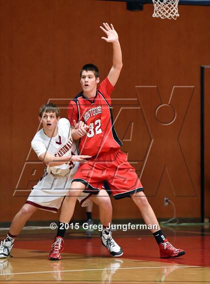Thumbnail 3 in Cardinal Newman vs. Montgomery (NBL Championship) photogallery.
