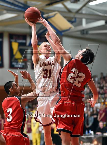 Thumbnail 2 in Cardinal Newman vs. Montgomery (NBL Championship) photogallery.