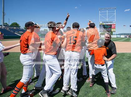 Thumbnail 1 in Camp Hill vs Rocky Grove (PIAA AA Championship) photogallery.