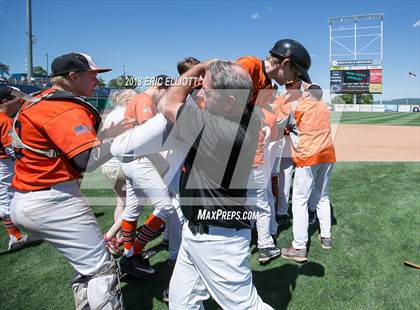 Thumbnail 1 in Camp Hill vs Rocky Grove (PIAA AA Championship) photogallery.