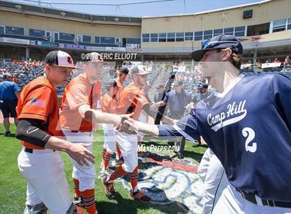 Thumbnail 3 in Camp Hill vs Rocky Grove (PIAA AA Championship) photogallery.