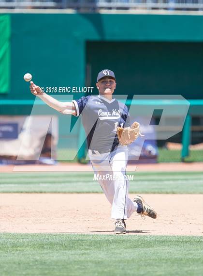 Thumbnail 2 in Camp Hill vs Rocky Grove (PIAA AA Championship) photogallery.