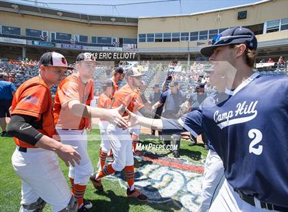 Thumbnail 2 in Camp Hill vs Rocky Grove (PIAA AA Championship) photogallery.