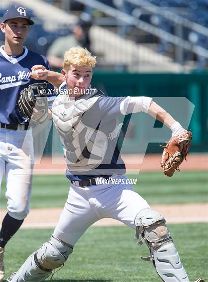 Thumbnail 2 in Camp Hill vs Rocky Grove (PIAA AA Championship) photogallery.