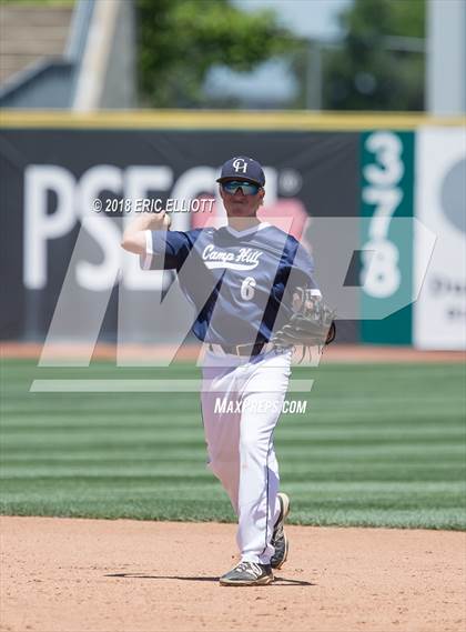 Thumbnail 3 in Camp Hill vs Rocky Grove (PIAA AA Championship) photogallery.