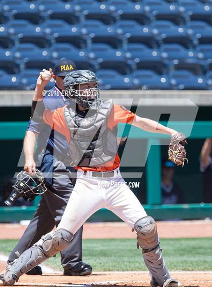 Thumbnail 1 in Camp Hill vs Rocky Grove (PIAA AA Championship) photogallery.