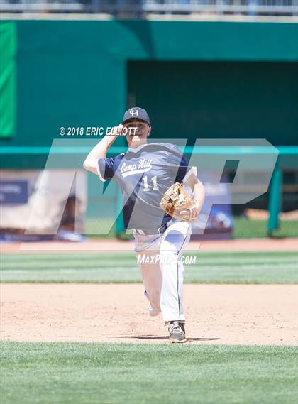 Thumbnail 1 in Camp Hill vs Rocky Grove (PIAA AA Championship) photogallery.