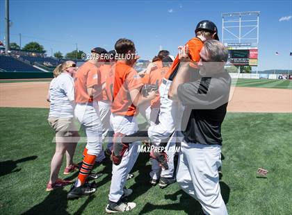 Thumbnail 1 in Camp Hill vs Rocky Grove (PIAA AA Championship) photogallery.