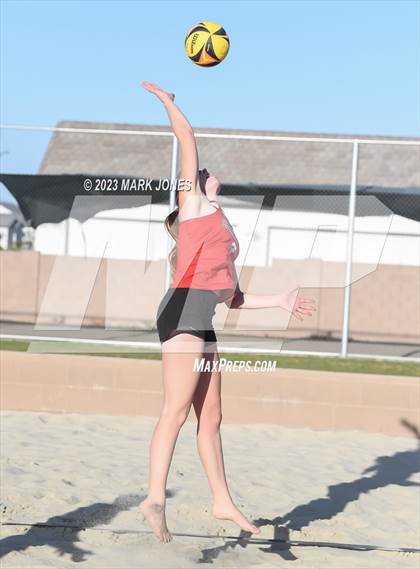 Thumbnail 2 in Salpointe Catholic vs. Chandler Prep (AIA Division II Pairs Semifinal) photogallery.