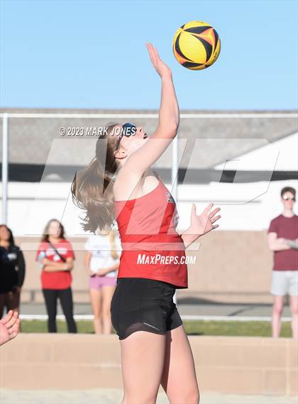 Thumbnail 3 in Salpointe Catholic vs. Chandler Prep (AIA Division II Pairs Semifinal) photogallery.