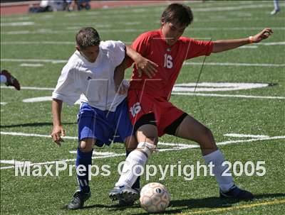 Thumbnail 2 in Center vs Turlock Christian (Foothill Tourney) photogallery.