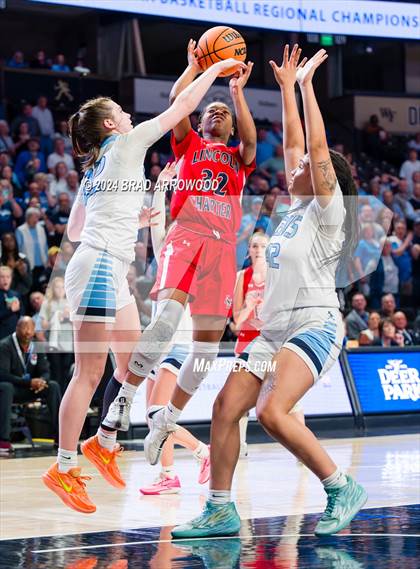 Thumbnail 3 in Lincoln Charter vs East Burke (NCHSAA 2A Regional Final) photogallery.