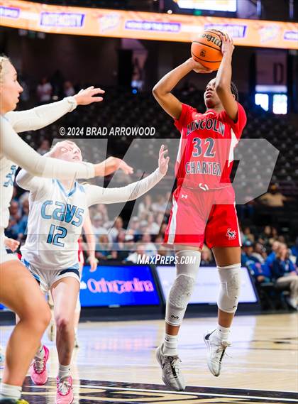 Thumbnail 3 in Lincoln Charter vs East Burke (NCHSAA 2A Regional Final) photogallery.