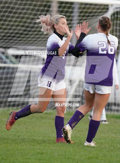 Thumbnail 2 in Cattaraugus-Little Valley @ Holland (NYSPHSAA First Round Playoff) photogallery.