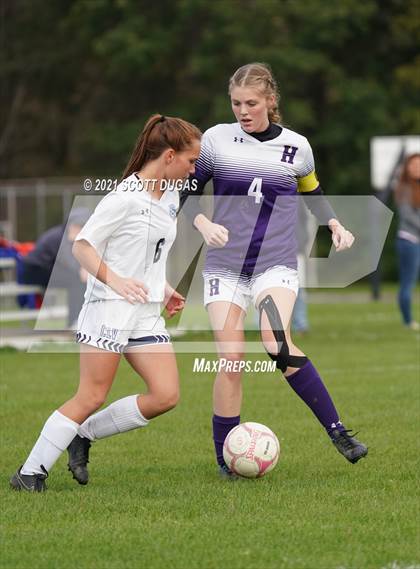 Thumbnail 2 in Cattaraugus-Little Valley @ Holland (NYSPHSAA First Round Playoff) photogallery.