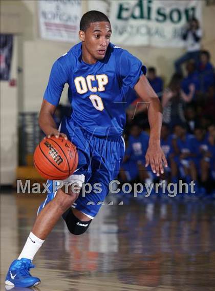 Thumbnail 2 in Orlando Christian Prep vs Christ the King (City of Palms Classic) photogallery.