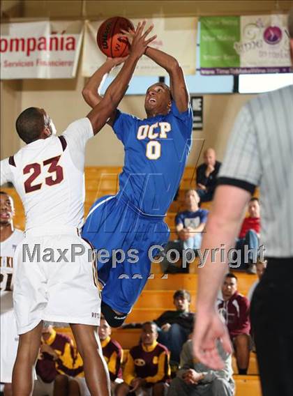 Thumbnail 2 in Orlando Christian Prep vs Christ the King (City of Palms Classic) photogallery.