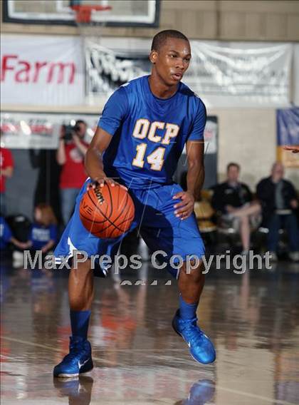Thumbnail 2 in Orlando Christian Prep vs Christ the King (City of Palms Classic) photogallery.