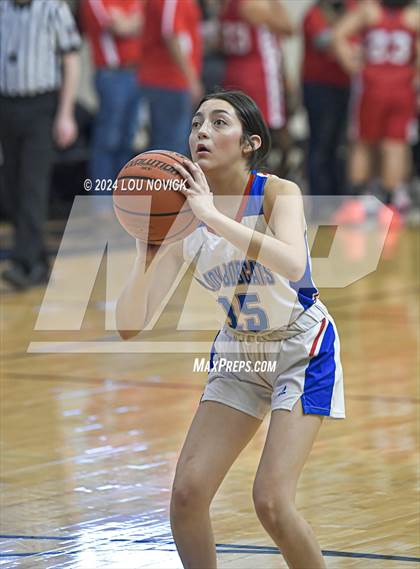 Thumbnail 3 in Bernalillo vs. McCurdy (Lady Braves Invitational at Santa Fe Indian School) photogallery.