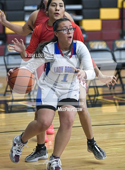 Thumbnail 2 in Bernalillo vs. McCurdy (Lady Braves Invitational at Santa Fe Indian School) photogallery.