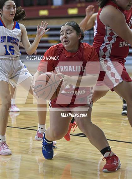 Thumbnail 3 in Bernalillo vs. McCurdy (Lady Braves Invitational at Santa Fe Indian School) photogallery.