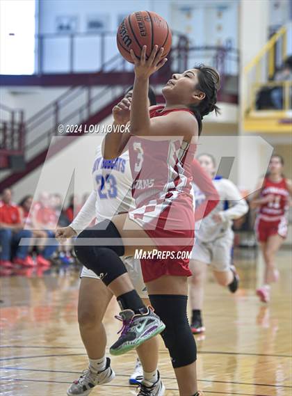 Thumbnail 2 in Bernalillo vs. McCurdy (Lady Braves Invitational at Santa Fe Indian School) photogallery.