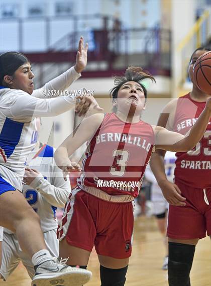 Thumbnail 3 in Bernalillo vs. McCurdy (Lady Braves Invitational at Santa Fe Indian School) photogallery.