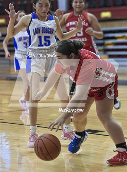 Thumbnail 2 in Bernalillo vs. McCurdy (Lady Braves Invitational at Santa Fe Indian School) photogallery.