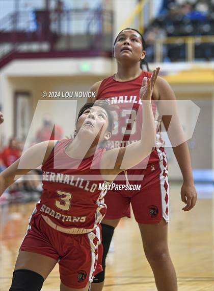 Thumbnail 2 in Bernalillo vs. McCurdy (Lady Braves Invitational at Santa Fe Indian School) photogallery.