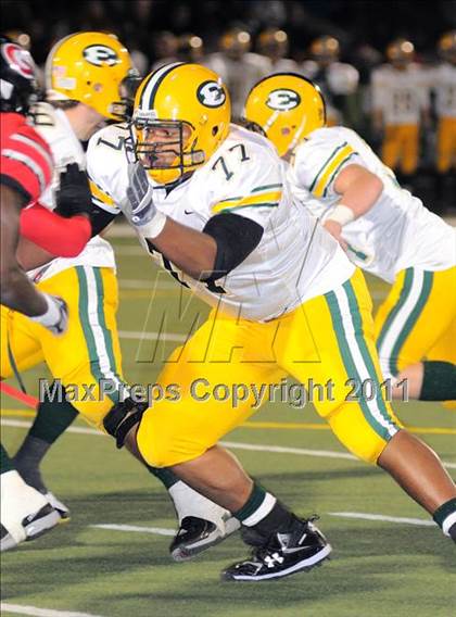 Thumbnail 3 in Glenville vs. St. Edward (OHSAA D1 Regional Semifinal) photogallery.