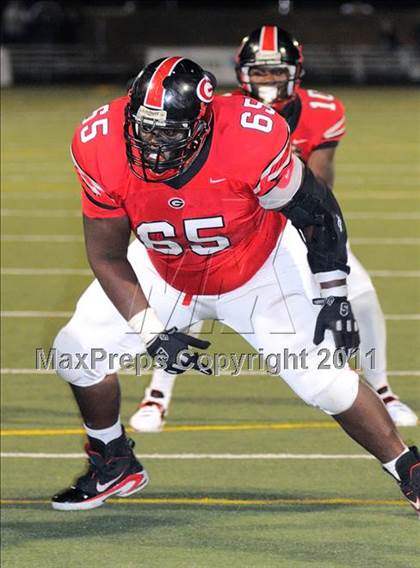 Thumbnail 2 in Glenville vs. St. Edward (OHSAA D1 Regional Semifinal) photogallery.
